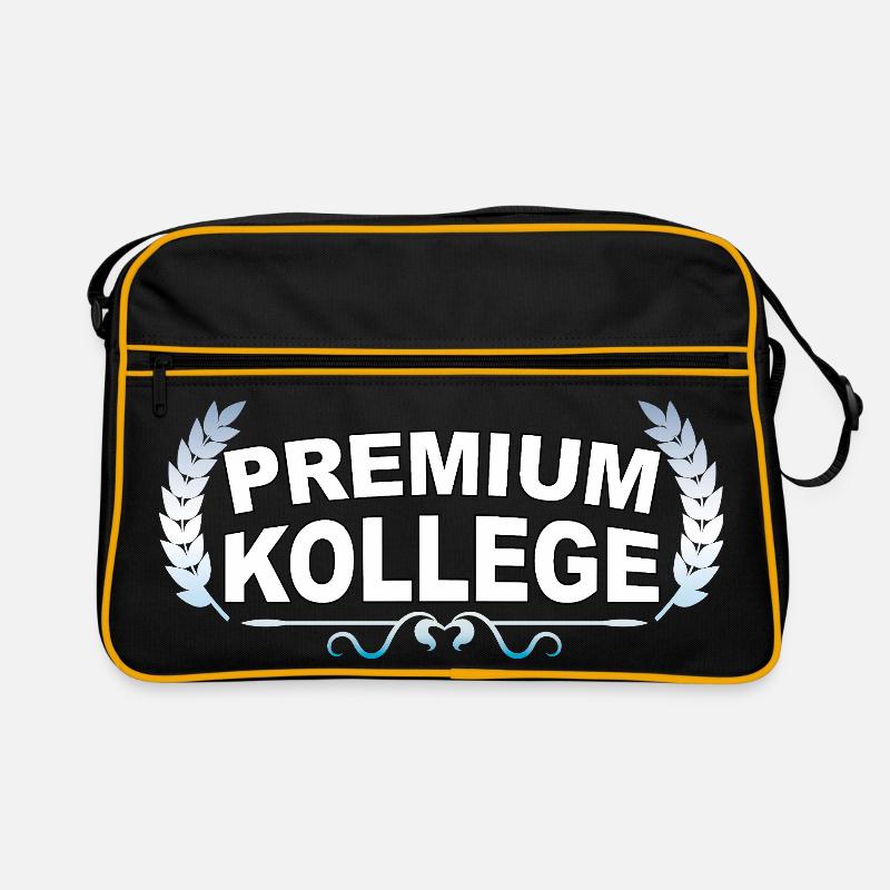 Premium Colleague - Funny Saying Retro Bag
