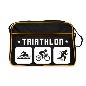 Triathlon Sport - Sac Retro - noir/or - Devant