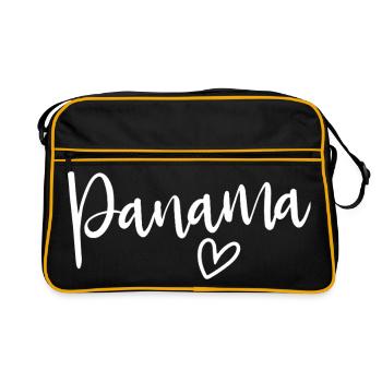 Panama Heart Women’s Love Panama - Sac Retro - noir/or - Devant