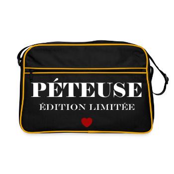 péteuse - Sac Retro - noir/or - Devant