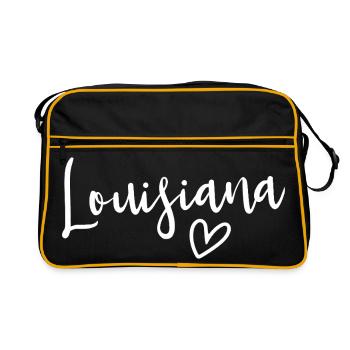 Louisiana Heart Women’s Love Louisiana - Sac Retro - noir/or - Devant