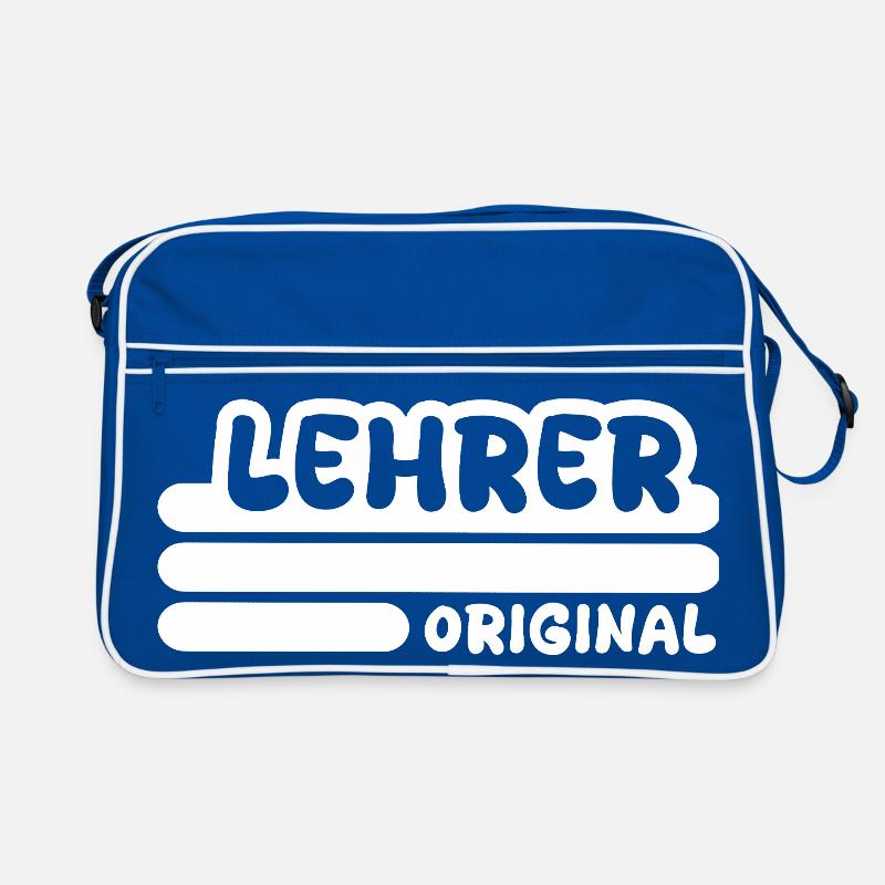 Spruch Lehrer Retro Tasche