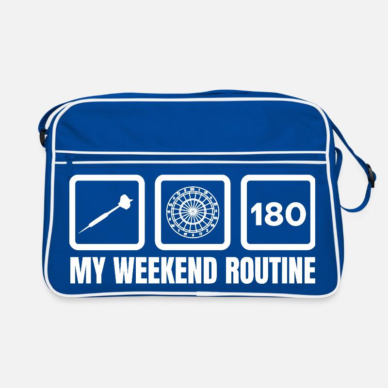 Darts Wochenende Retro Tasche