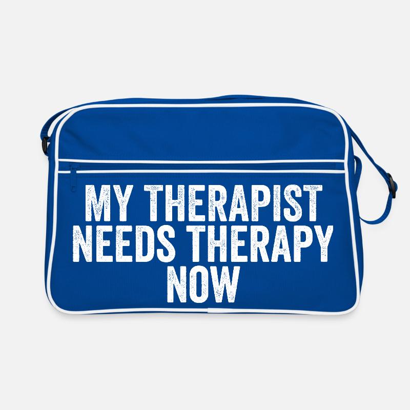 My therapist now needs therapy himself. Retro Bag