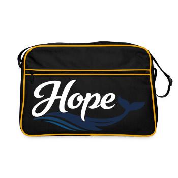 Hope Wal Typographie - Sac Retro - noir/or - Devant