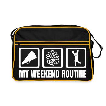 Ma routine du week-end - Sac Retro - noir/or - Devant