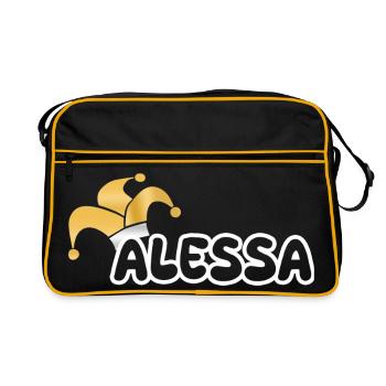Carnival Alessa - Sac Retro - noir/or - Devant