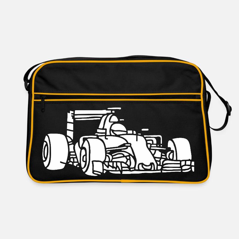Présents de la course de voitures de formule Équipe de pilotes Kids Lui Sac Retro