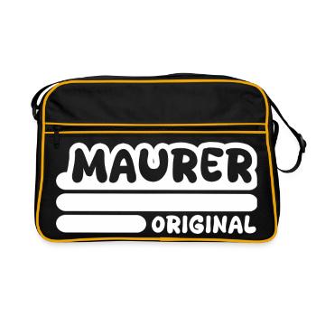 Maçon - Sac Retro - noir/or - Devant