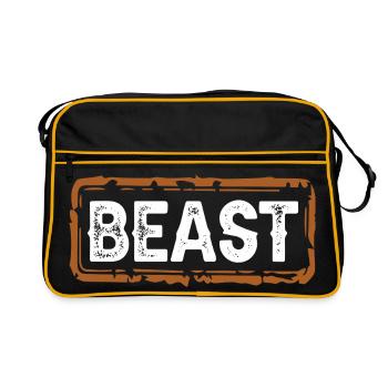 Bête - Sac Retro - noir/or - Devant