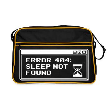 404 Pixel Sleep Not Found - Sac Retro - noir/or - Devant