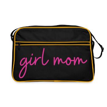 Fille Maman Fille Fille Cadeau Maman Fille - Sac Retro - noir/or - Devant