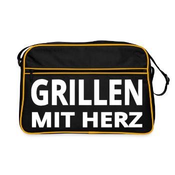 Griller - Sac Retro - noir/or - Devant