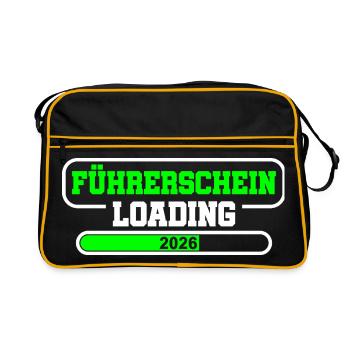 Driving License 2026 Driving Test Driving License Test - Retro Bag - black/gold - Front