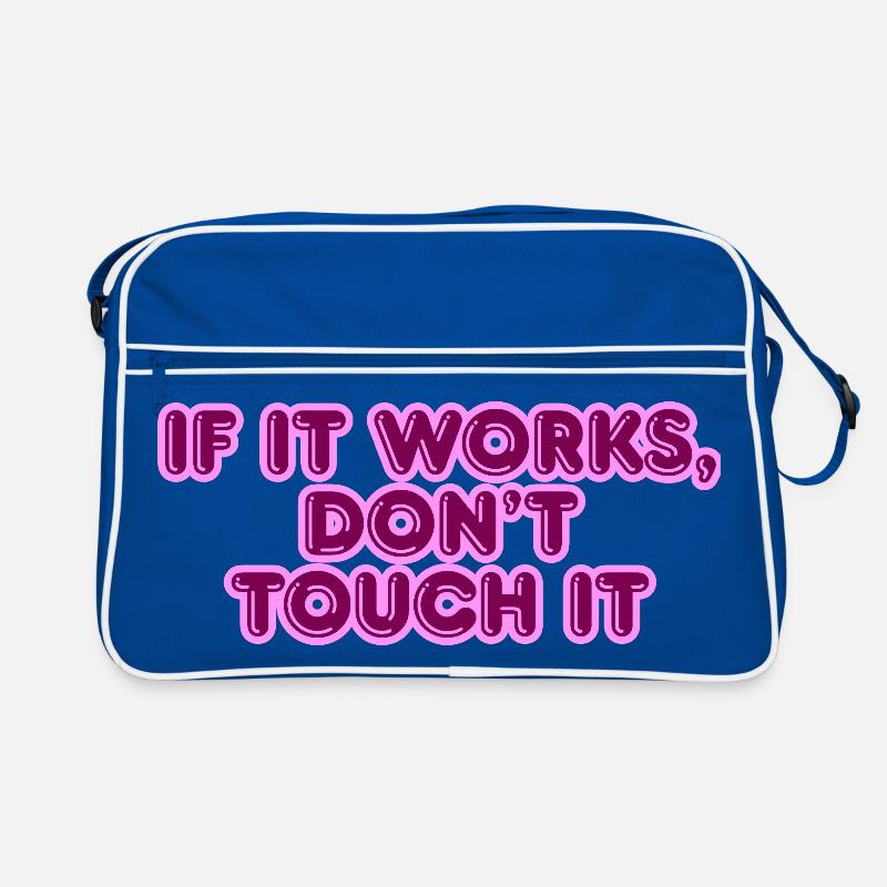 Wenn Es Funktioniert Spruch Retro Tasche