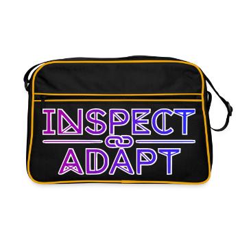 Inspecter & Adapter, T-shirt Agile Coach Scrum - Sac Retro - noir/or - Devant