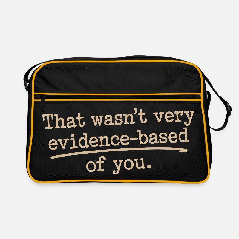 That Wasn't Evidence Based Medizin Labor Nerd Arzt Retro Tasche