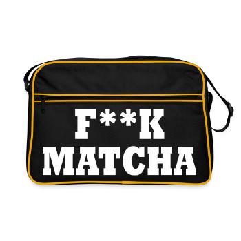 Merde au matcha - Sac Retro - noir/or - Devant