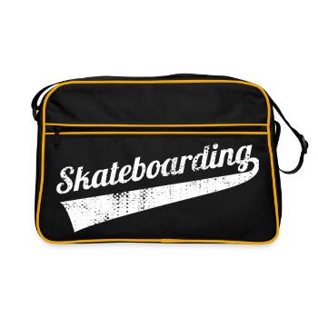 Fun Skateboarding - Retro Bag - black/gold - Front