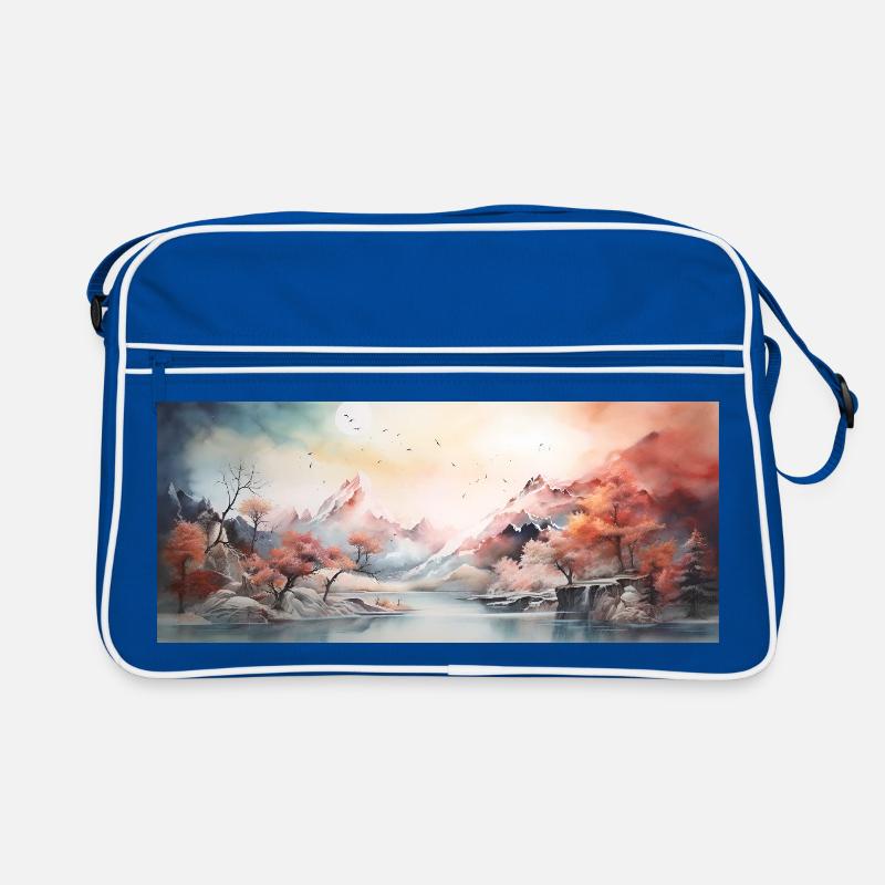 Landschaft Retro Tasche