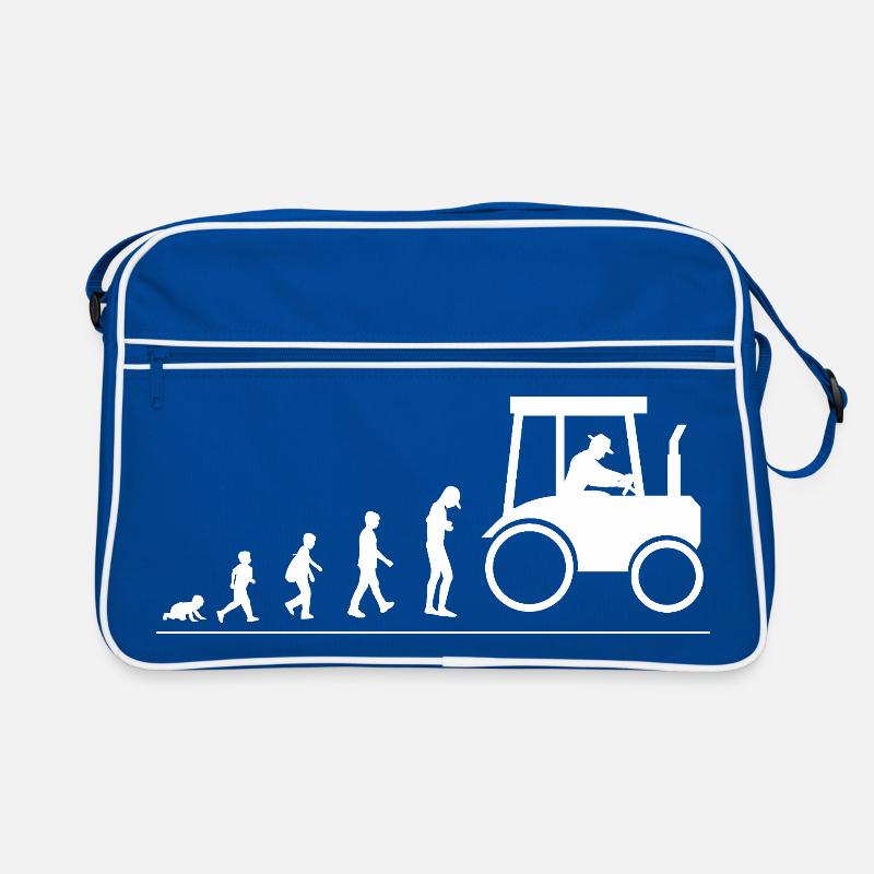 Evolution from baby to farmer, farmer Retro Bag