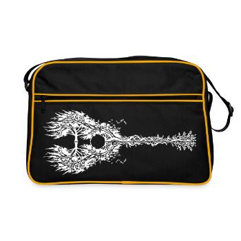 Guitar made of plants - Retro Bag - black/gold - Front