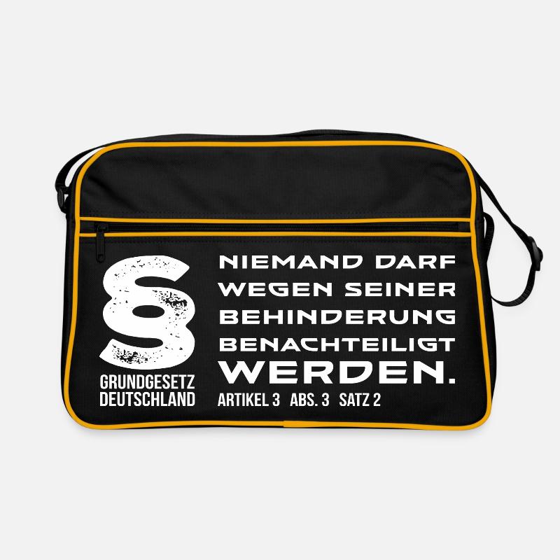 Antidiskriminierung Botschaft Retro Tasche