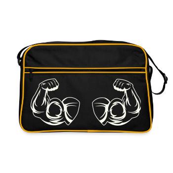 Biceps Fitness - Retro Bag - black/gold - Front