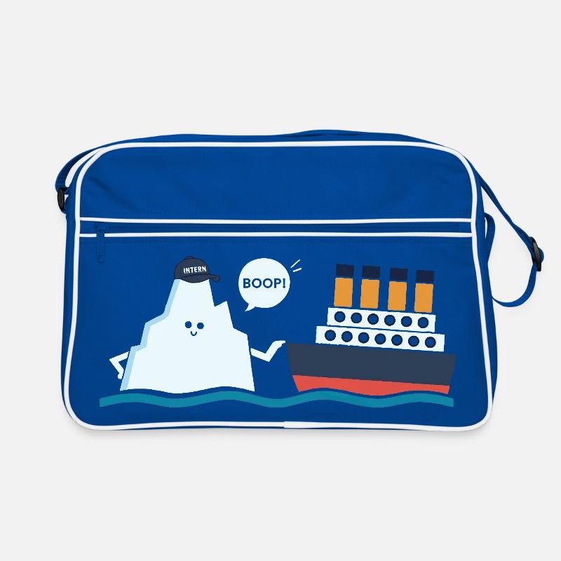 Titanic Funny Titanic and Ic-eberg Boop Parody Retro Bag