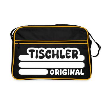 Occupation Carpenter - Retro Bag - black/gold - Front