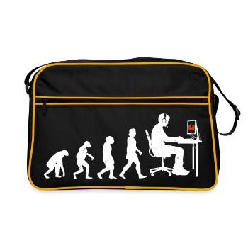 Gamer Jeu Vidéo Blueberry Vintage Gaming - Sac Retro - noir/or - Devant