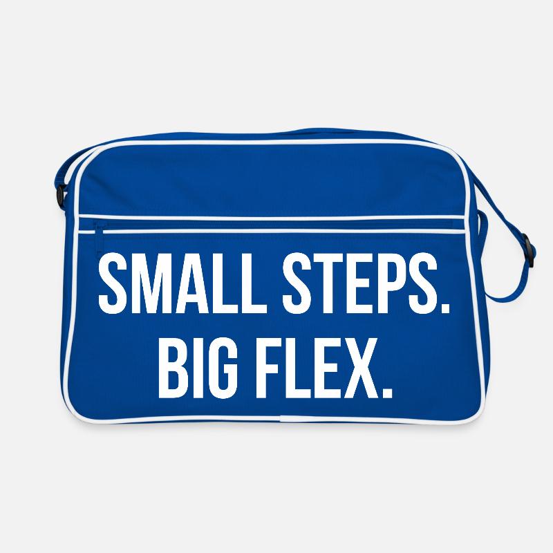 SMALL STEPS.BIG FLEX. | Greyline Official Retro Tasche