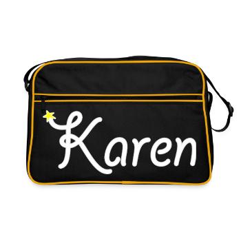Karen - Sac Retro - noir/or - Devant