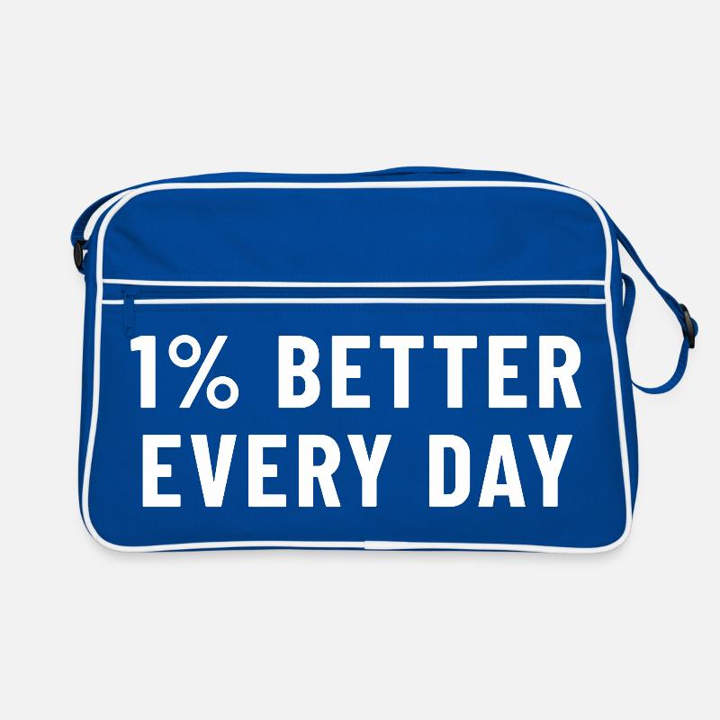 1 % mieux chaque jour Sac Retro