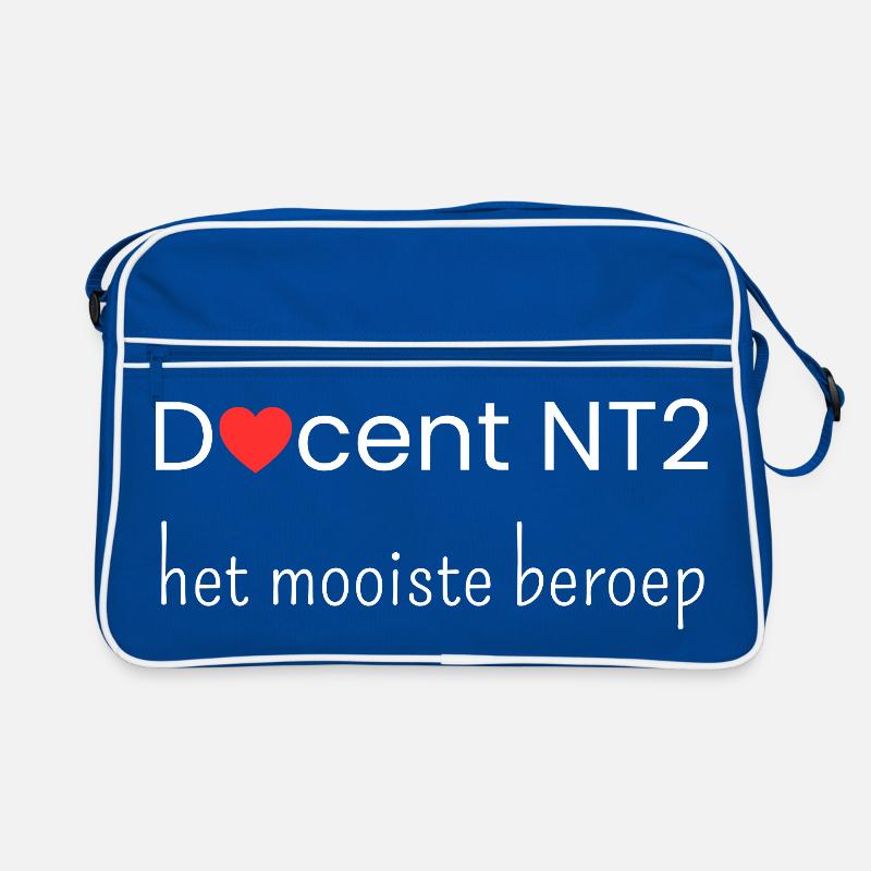 NT2-Lehrer: der beste Beruf Retro Tasche