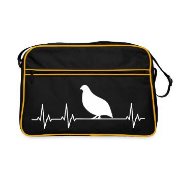 Quail - Quail Breeder - Retro Bag - black/gold - Front