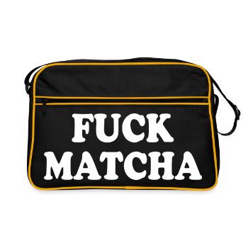 Merde au matcha - Sac Retro - noir/or - Devant