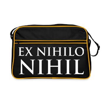 Ex nihilo nihil - Retro Bag - black/gold - Front