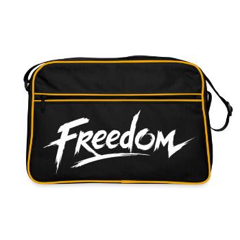 Freedom Brushstroke Energy - Retro Bag - black/gold - Front
