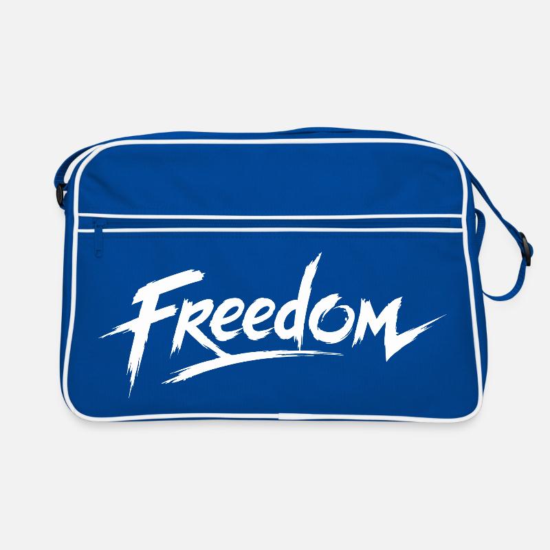 Freiheits-Pinselstrichenergie Retro Tasche