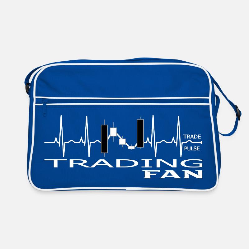 Conception de graphiques de trading Pulse Sac Retro