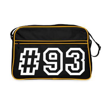 1993 Hashtag 93 - Sac Retro - noir/or - Devant