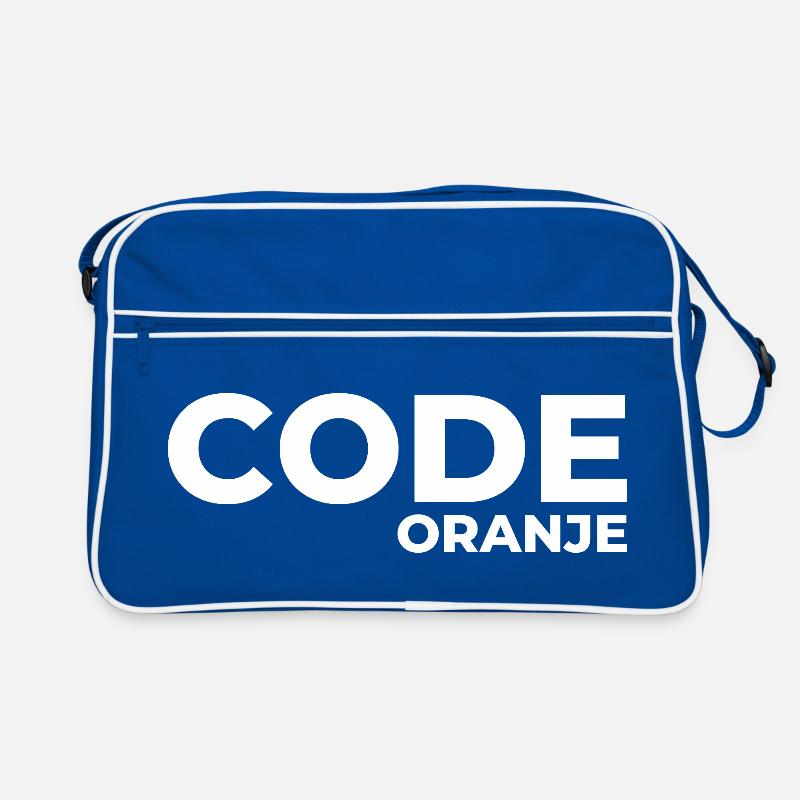 Code Oranje - Netherland - Niederlande - NL Retro Tasche