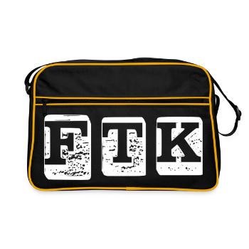 FTK - Retro Bag - black/gold - Front