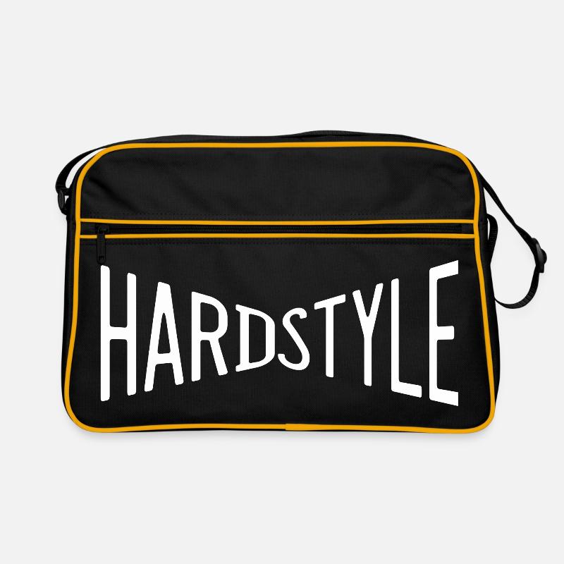 hardstyle music dancing disco record deejay dj fame Retro Bag