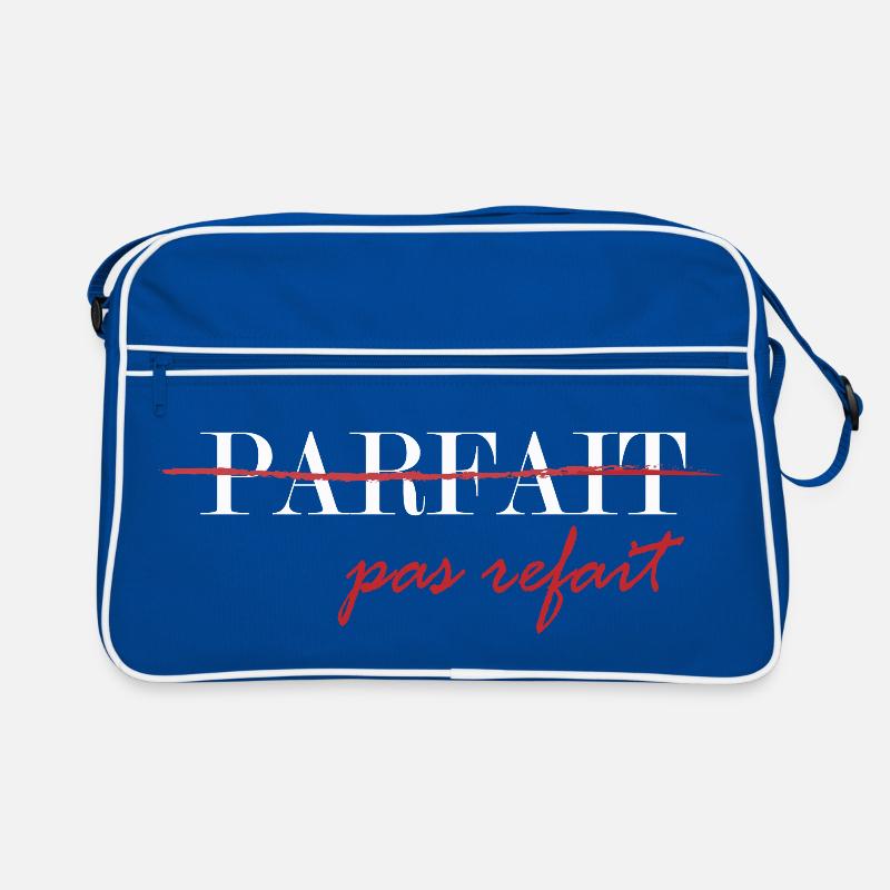 Parfait, pas refait (blanc) Sac Retro
