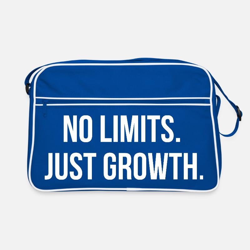 NO LIMITS. JUST GROWTH. | Greyline Official Retro Tasche
