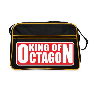 King_of_Octagon_MMA_Mixed Martial Art - Retro Bag - black/gold - Front