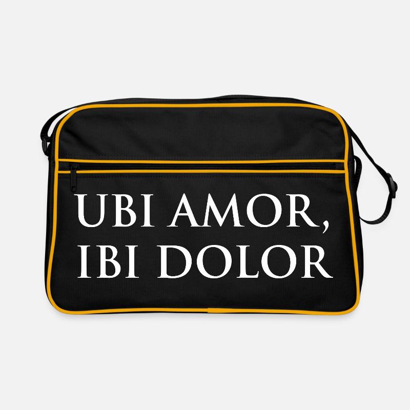 Ubi amor, ibi dolor Retro Bag