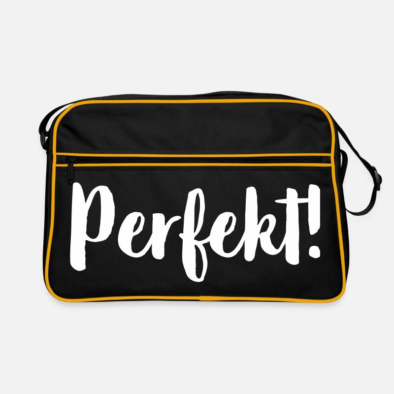 Perfekt! - Geschenkidee für Perfektionisten Retro Tasche